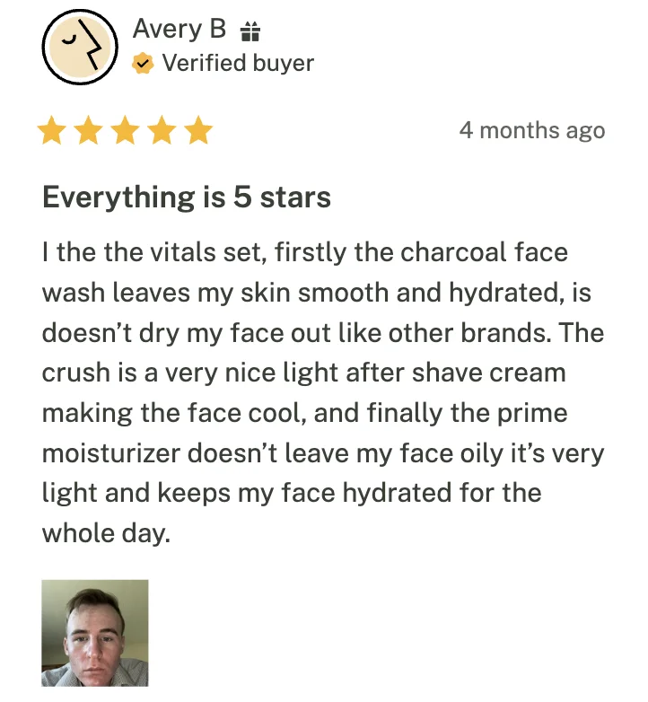 Customer testimonial