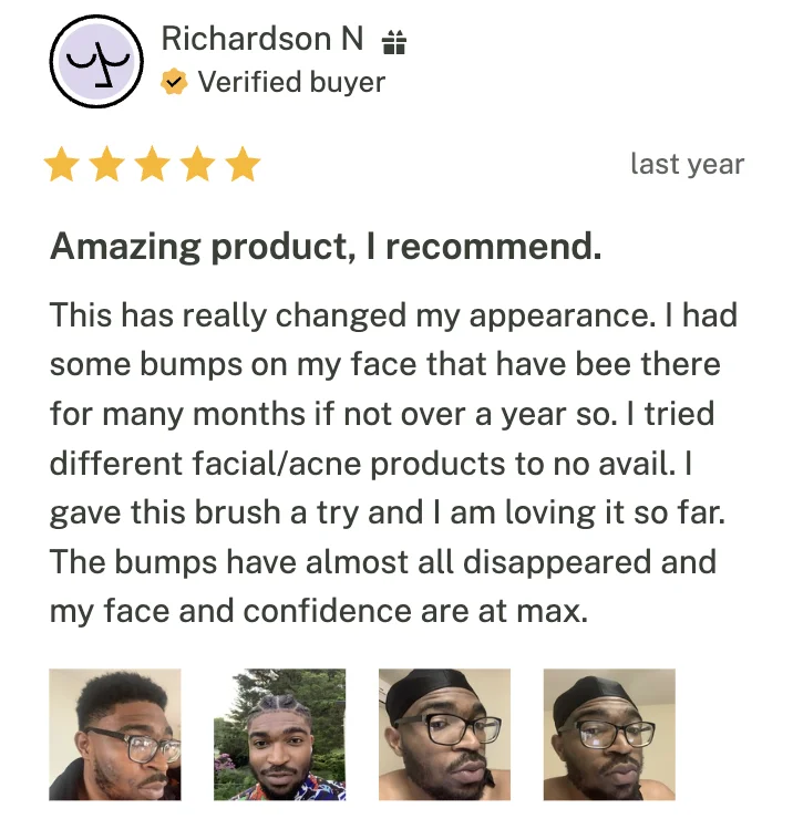 Customer testimonial