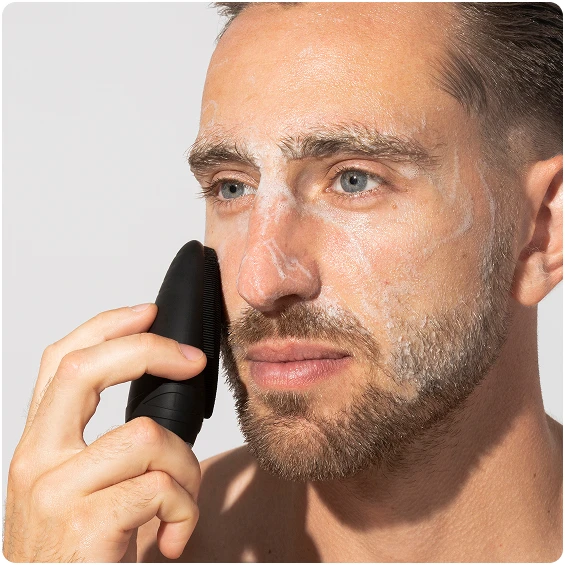 Man using FLEX device