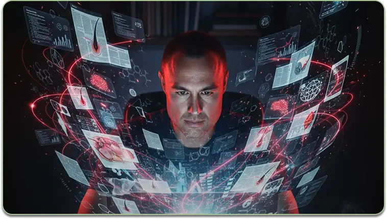 Before and after comparison