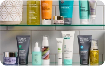 Various skincare products