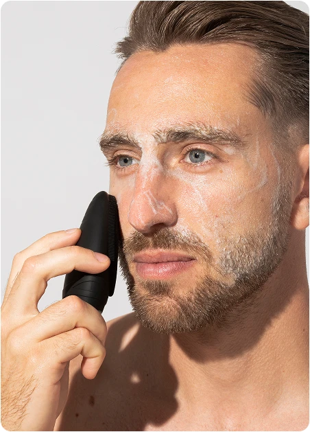 Man using FLEX device